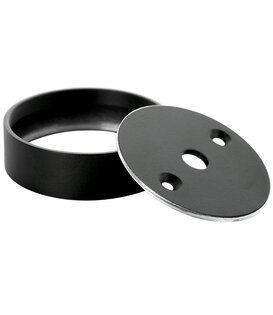 ED-10049 Opbouwarmatuur meubelspot rond zwart