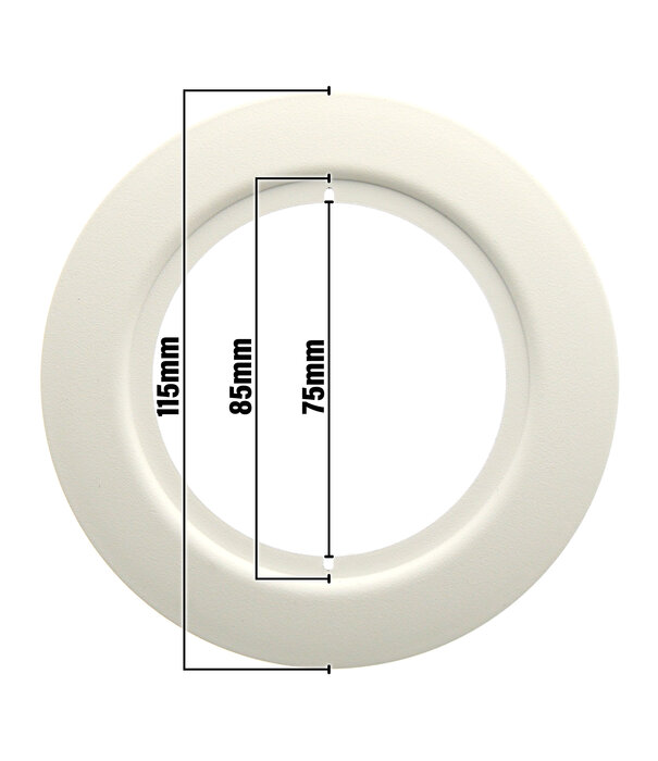 ED-10035 Anneau de rembourrage spot rond blanc