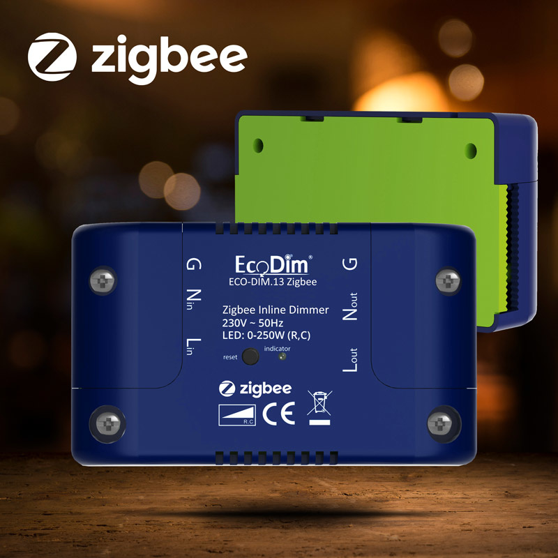 ECO-DIM.13 inline dimmer Zigbee 250W