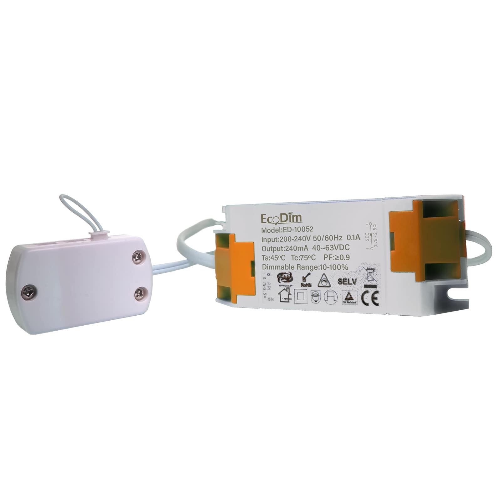 ED-10052 Dimmable LED driver/trafo 5-6 furniture spots 