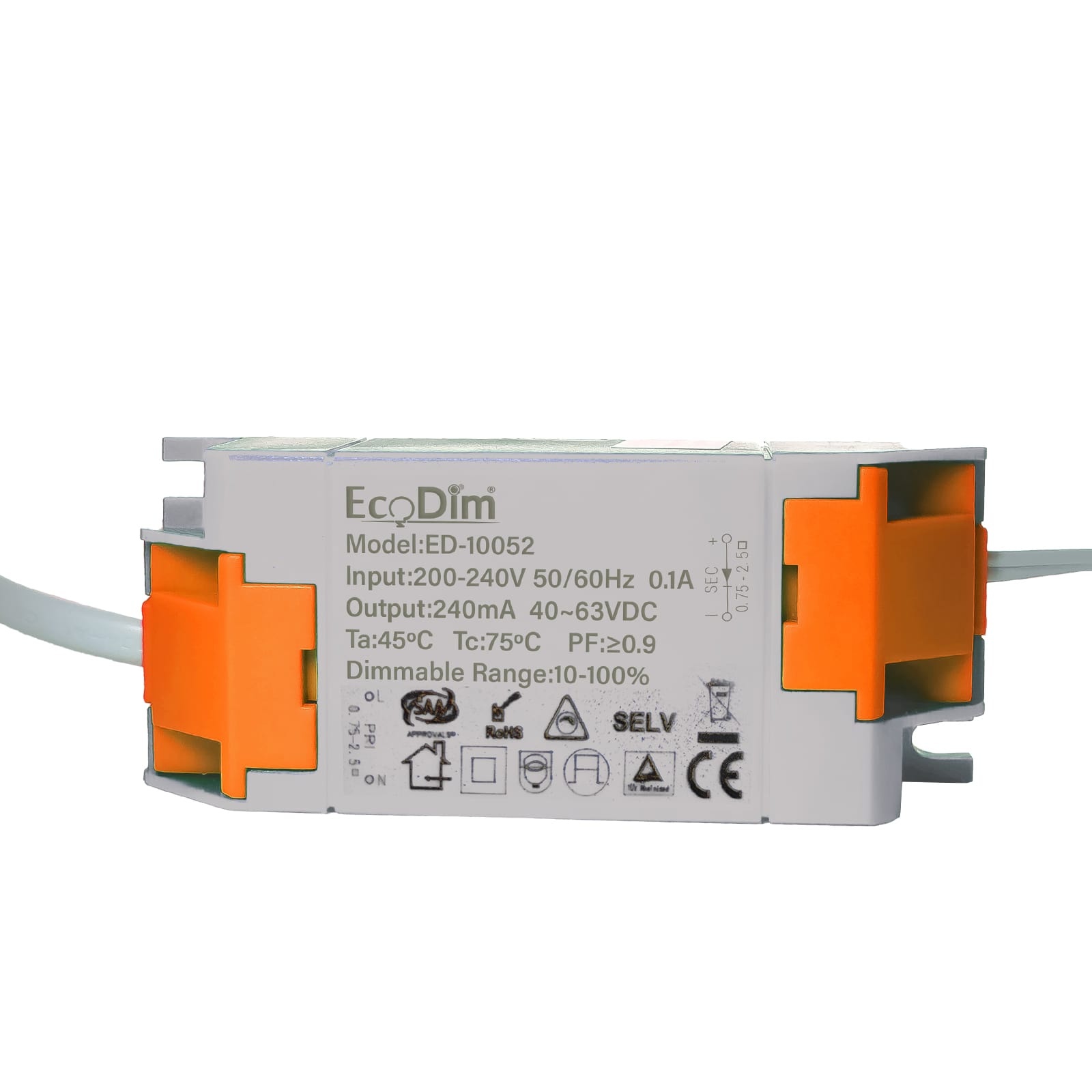 ED-10052 Dimmable LED driver/trafo 5-6 furniture spots