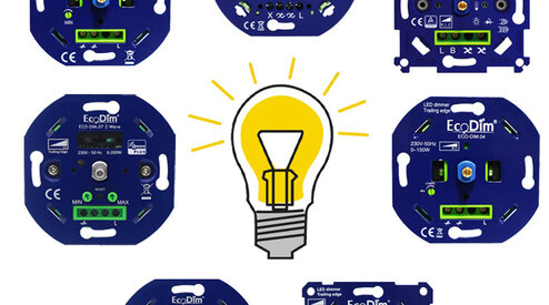Les différences entre les gradateurs muraux encastrés à LED EcoDim en une seule fois !