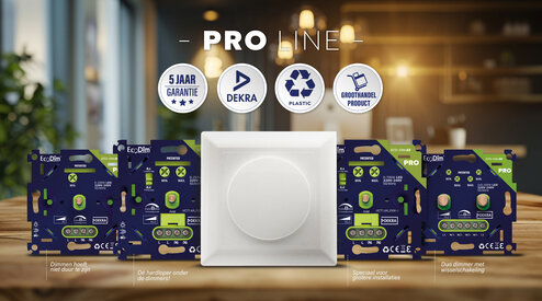 EcoDim PRO line: voor én door de installateur