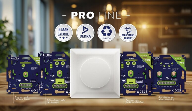 EcoDim PRO line: for and by the installer
