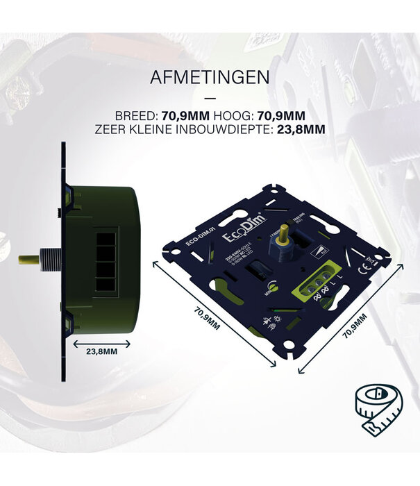 ECO-DIM.01 Variateur de lumière universel 0-300W