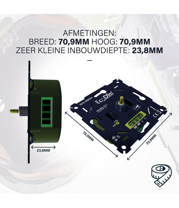 ECO-DIM.04 Led-Dimmer universal 0-150W (RC)