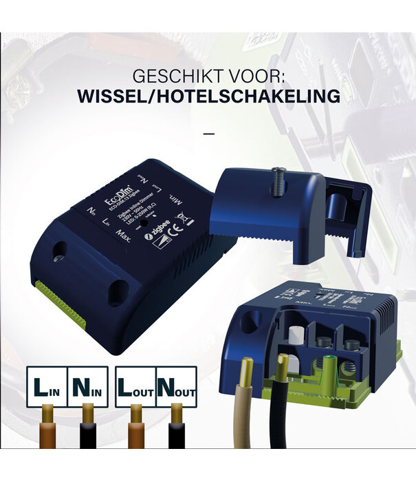ECO-DIM.13 gradateur en ligne Zigbee 250W