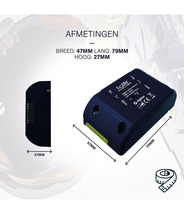 ECO-DIM.13 gradateur en ligne Zigbee 250W