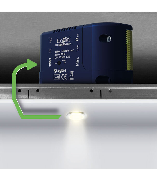 ECO-DIM.13 gradateur en ligne Zigbee 250W