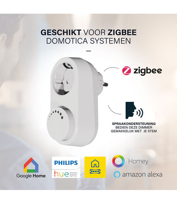 ECO-DIM.06 Variateur Zigbee Led plug 0-100W (RC)