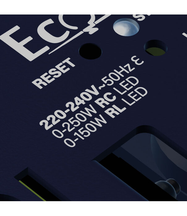 ECO-DIM.07 Led dimmer WiFi druk/draai 0-250W