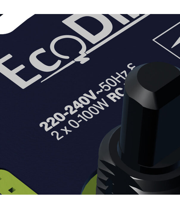 ECO-DIM.05 WiFi led dimmer duo 2x 0-100W phase cut (RC)
