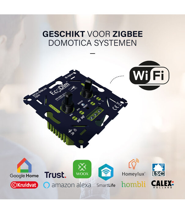 ECO-DIM.05 WiFi led dimmer duo 2x 0-100W Phasenanschnitt (RC)