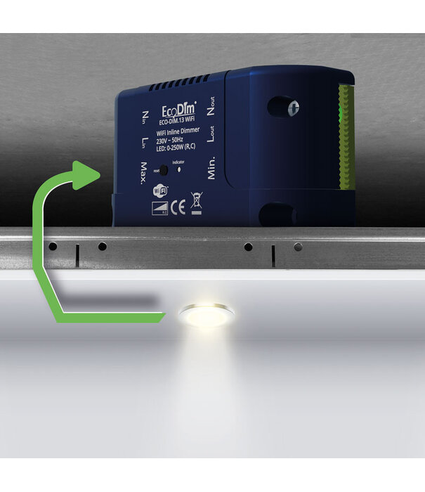 ECO-DIM.13 gradateur en ligne WiFi 250W