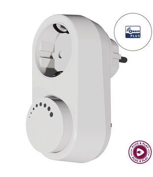 ECO-DIM.06 Z-Wave Led stekkerdimmer 0-100W (RC)