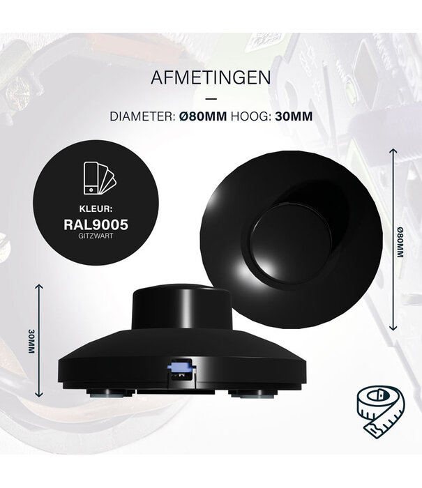ECO-DIM.09 (B) Led Bodendimmer 0-50W schwarz
