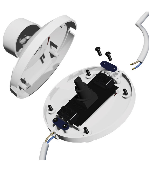 ECO-DIM.09 (W) Led vloerdimmer 0-50W wit