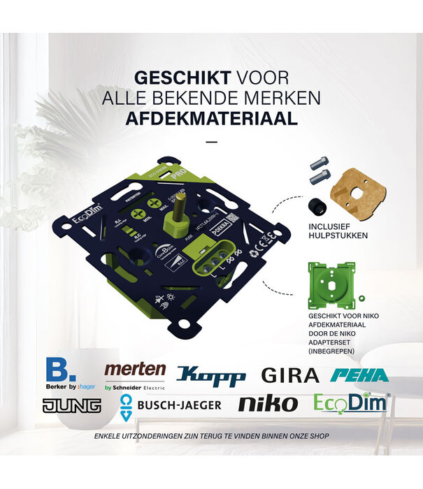 ECO-DIM.02 PRO Led dimmer universeel 0-250W (RLC)
