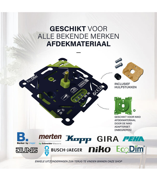 ECO-DIM.04 PRO Led dimmer universeel 0-200W (RC)