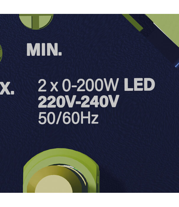 ECO-DIM.05 PRO Variateur LED duo 2x 0-200W (RLC)