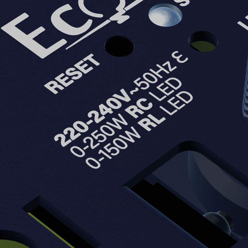 ECO-DIM.07 Led dimmer Z-Wave druk/draai 0-250W (RLC)