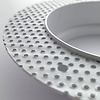 ED-10083 Stuc spot frame, wit, rond