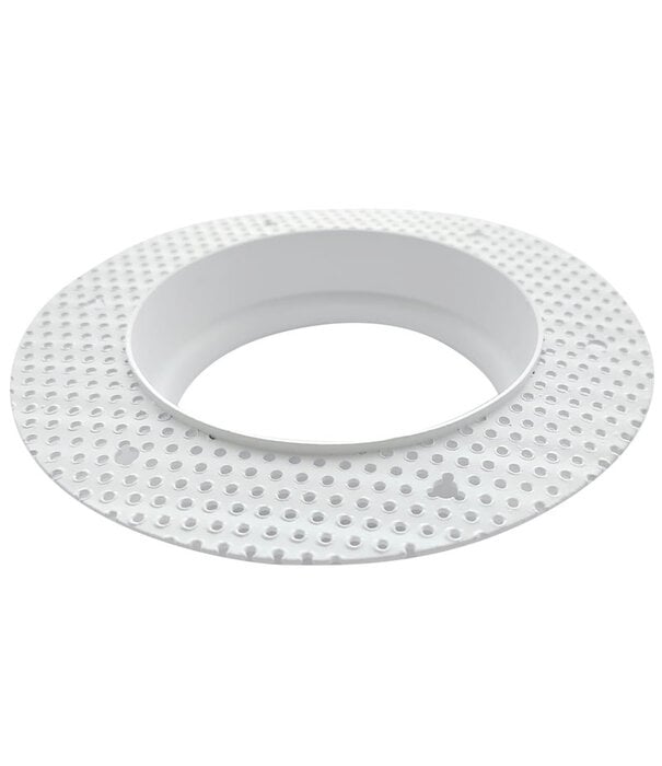 ED-10083 Trimless spotlight luminaire/stucco frame white