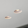 ED-10083 Trimless spotlight luminaire/stucco frame white