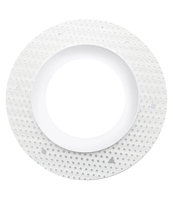ED-10083 Trimless spotlight luminaire/stucco frame white