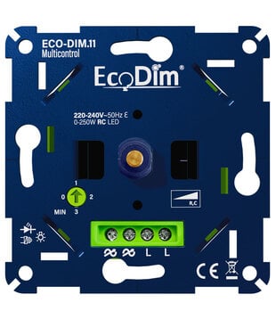 ECO-DIM.11 Multicontrol led dimmer universal 0-250W (RC)