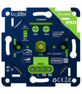 ECO-DIM.02 PRO LED-Dimmer universal 0-250W (RLC)
