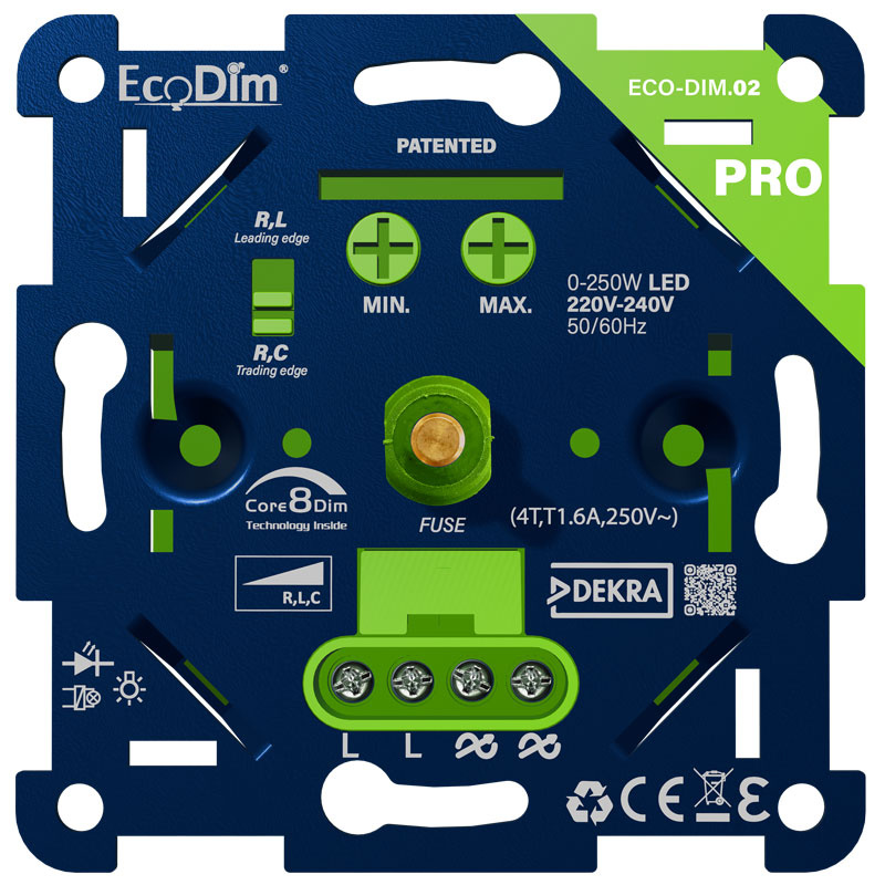 ECO-DIM.02 PRO LED dimmer universal 0-250W (RLC)