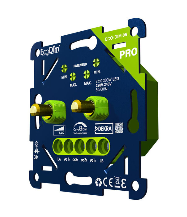 ECO-DIM.05 PRO Variateur LED duo 2x 0-200W (RLC)