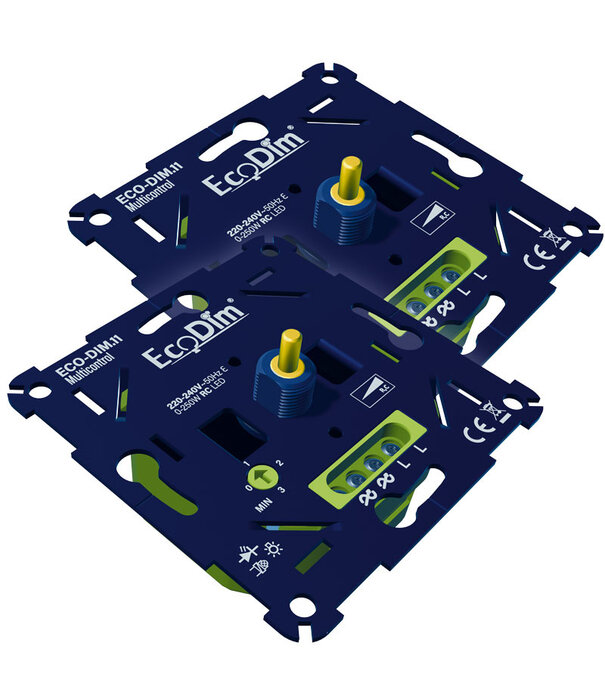 Duo pak ECO-DIM.11 Multicontrol led dimmer universeel 0-250W (RC)