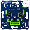 ECO-DIM.05 Zigbee led dimmer duo 2x 0-100W fase afsnijding (RC)