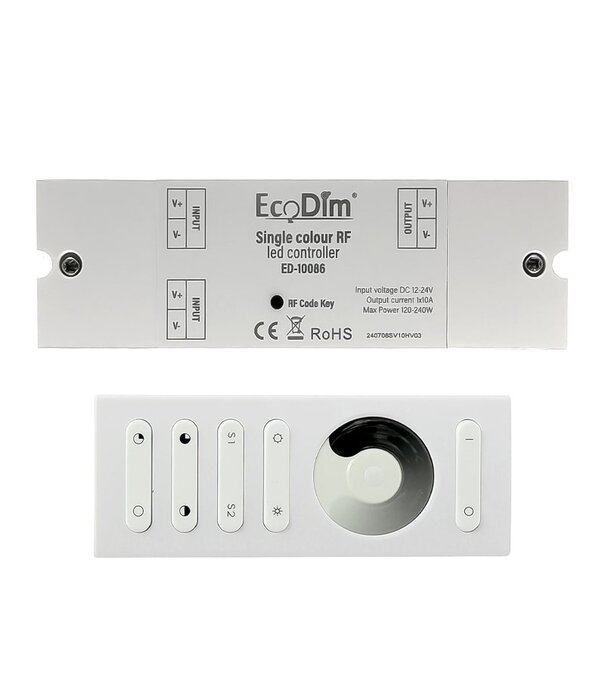 ED-10086 RF kit single colour: Controller + Afstandsbediening