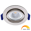 ED-10024 Led inbouwspot kleine inbouwdiepte IP54 dim to warm, rond, geb. nikkel, 75mm