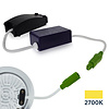 ED-10028 Led inbouwspot kleine inbouwdiepte IP54 warm wit, rond, wit, 75mm
