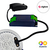 ED-10079 Zigbee led inbouwspot kleine inbouwdiepte IP54 RGBWW, rond, wit, 75mm