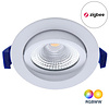 ED-10079 Spot encastré LED dimmable Zigbee blanc, RGBWW, faible profondeur d'encastrement, IP54