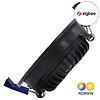 ED-10080 Spot encastré à LED gradable Zigbee noir, RGBWW, faible profondeur d'encastrement, IP54