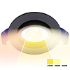 ED-10082 Led inbouwspot kleine inbouwdiepte IP65, CCT 2700K/3000K/4000K rond, zwart, 68mm