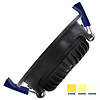 ED-10082 Led inbouwspot kleine inbouwdiepte IP65, CCT 2700K/3000K/4000K rond, zwart, 68mm