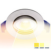 ED-10093 Led inbouwspot kleine inbouwdiepte IP65, CCT 2700K/3000K/4000K rond, RVS, 68mm