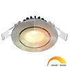 ED-10059 Led inbouwspot kleine inbouwdiepte IP54 dim to warm, rond, geb. nikkel, 55mm
