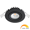 ED-10060 Led inbouwspot kleine inbouwdiepte IP54 dim to warm, rond, zwart, 55mm