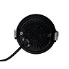 ED-10097 Led recessed downlight deepened IP54, CCT 2700K/3000K/DTW, round, black, 90mm