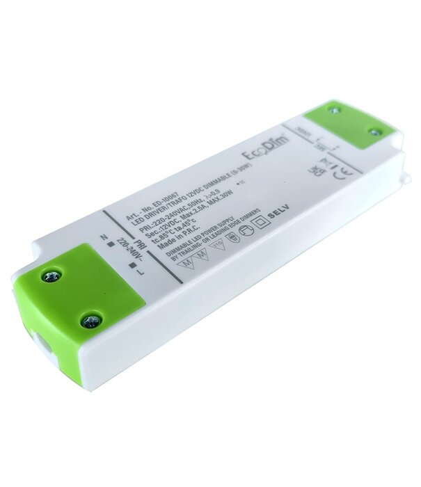 ED-10067 Led-Treiber/Trafo 12V DC dimmbar (0-30W)