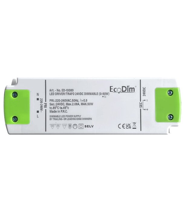 ED-10089 Led-Treiber/Trafo 24V DC dimmbar (0-50W)