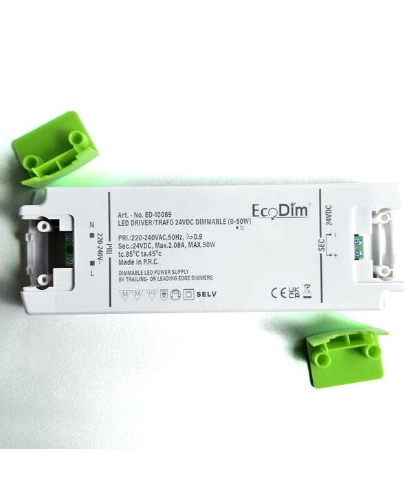ED-10089 Pilote/trafo led 24V DC dimmable (0-50W)
